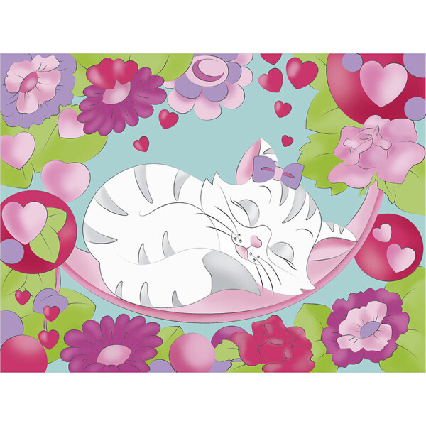 

Роспись по холсту "Котенок" 18*24 7148/1