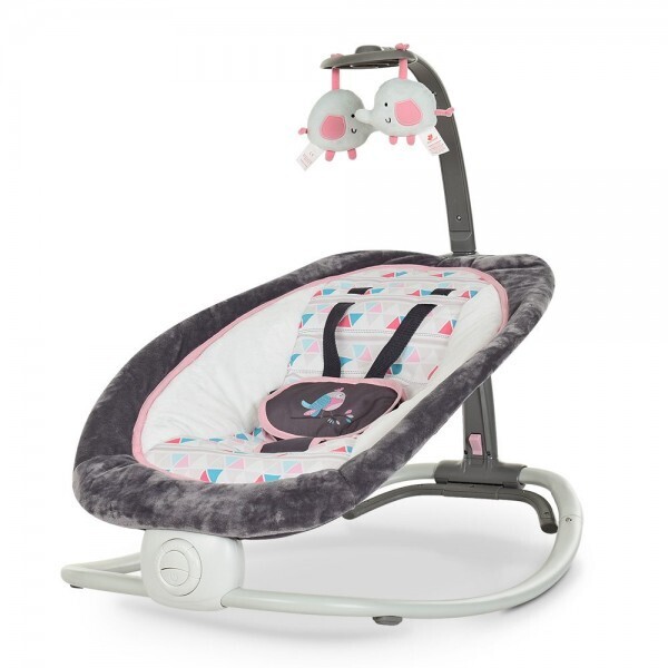 

Mastela Fold Up Rocker Серо-розовый (6917)