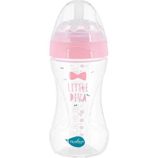 

Бутылочка для кормления Nuvita Mimic Collection 250мл розовая (NV6031ROSA)