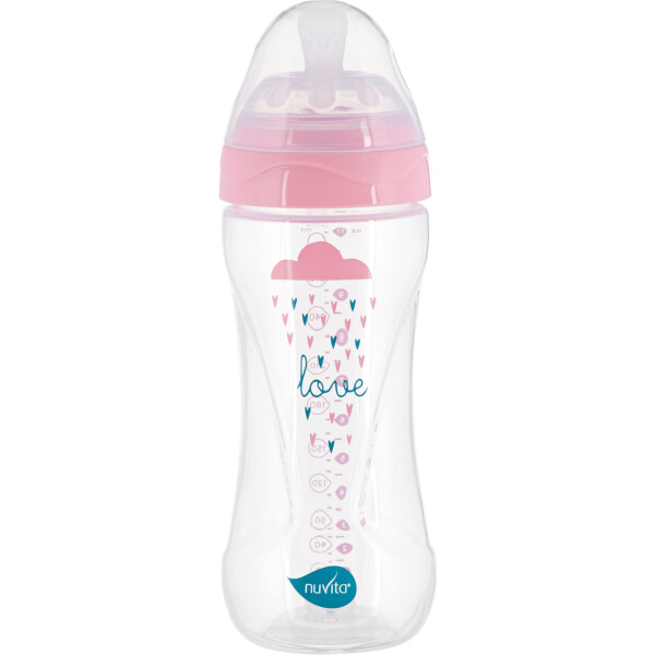 

Бутылочка для кормления Nuvita Mimic Collection 330мл розовая (NV6051ROSA)