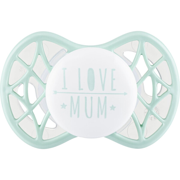 

Пустышка Nuvita Air55 Cool 0m+ "I LOVE MUM" мятная (NV7065SG)