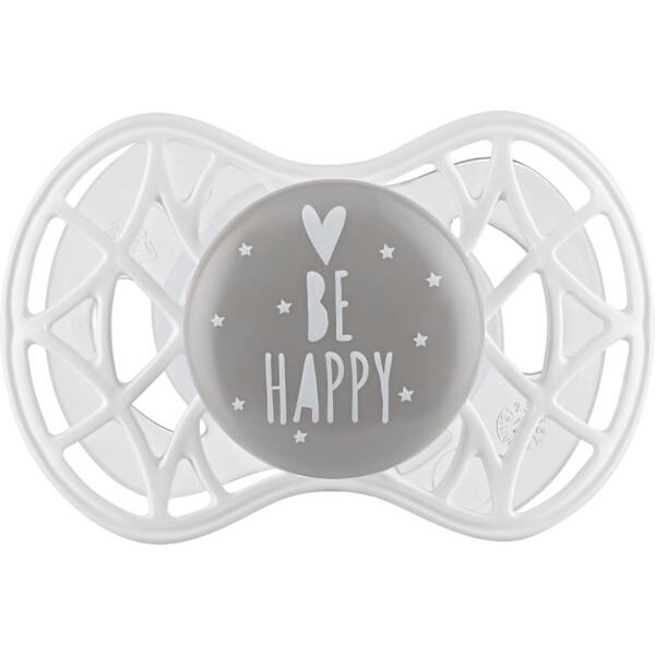 

Пустышка Nuvita Air55 Cool 6m+ "BE HAPPY" жемчужно-серая (NV7084PG)