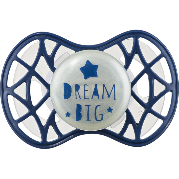 

Пустышка Nuvita Air55 Cool 6m+ "DREAM BIG" светящаяся в темноте темно-синяя (NV7085GBM)