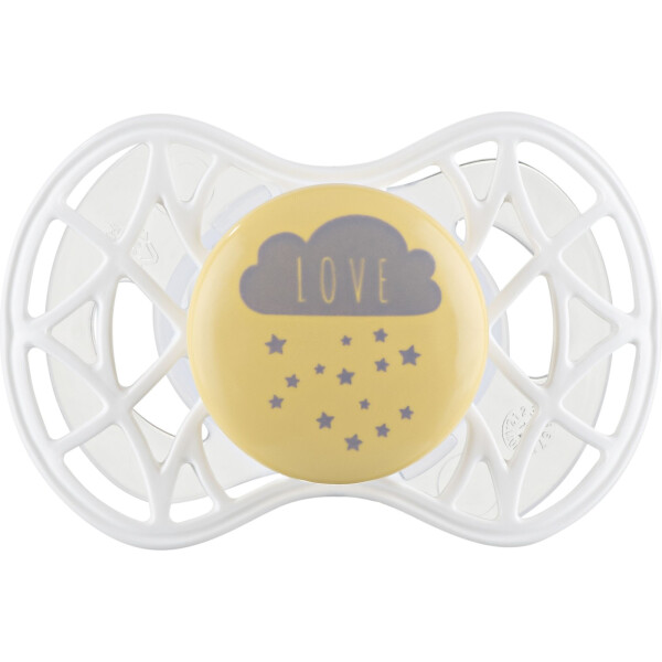 

Пустышка Nuvita Air55 Cool 6m+ "LOVE" желто-серая (NV7084SC)