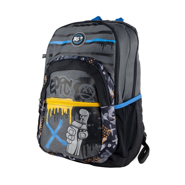 

Школьный подростковый рюкзак с ортопедической спинкой для парней YES T-85 Graffiti Epic для старшеклассников (558283)