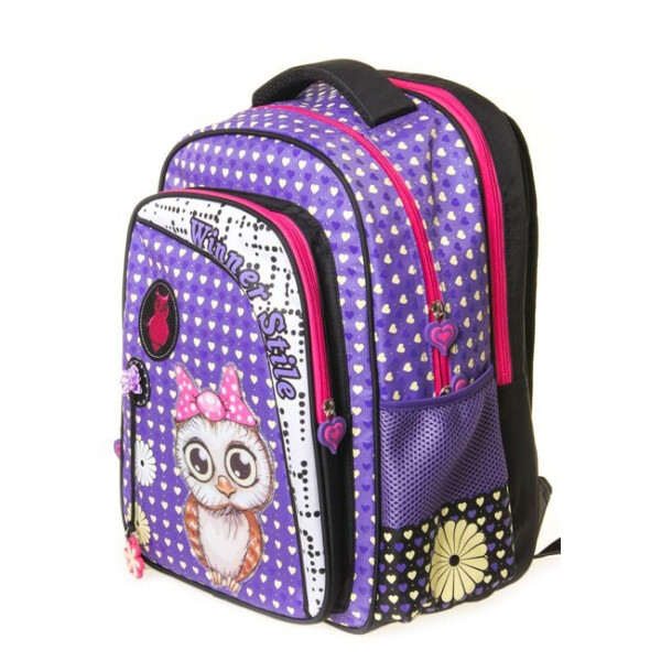 

Рюкзак для школы Winner Stile 194-1 фиолетовый для девочки