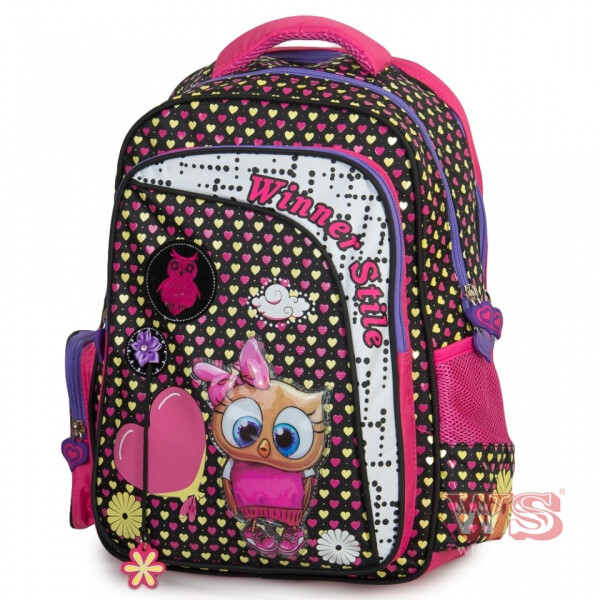 

Рюкзак для школы Winner Stile 194-2 коричневый для девочки