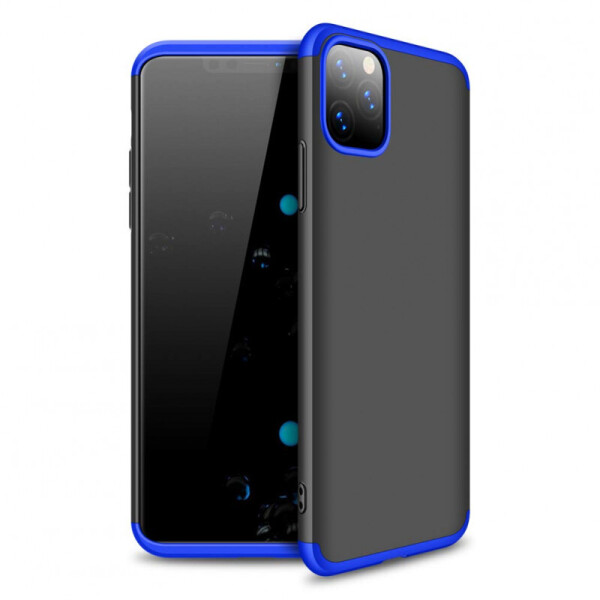 

Пластиковая накладка GKK LikGus 360 градусов для Apple iPhone 11 Pro (5.8") Черный / Синий