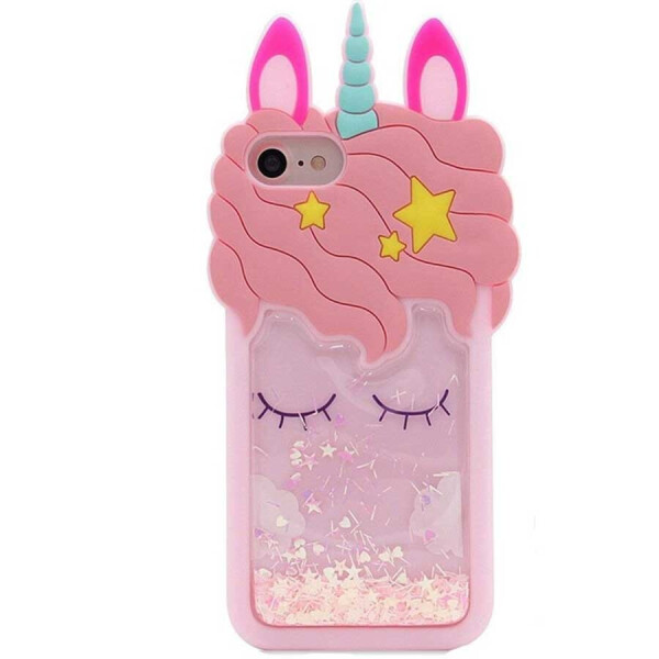 

Силиконовый чехол Unicorn 3D для Apple iPhone 6 / 6s / 7 / 8 / SE (2020) (4.7") Розовый