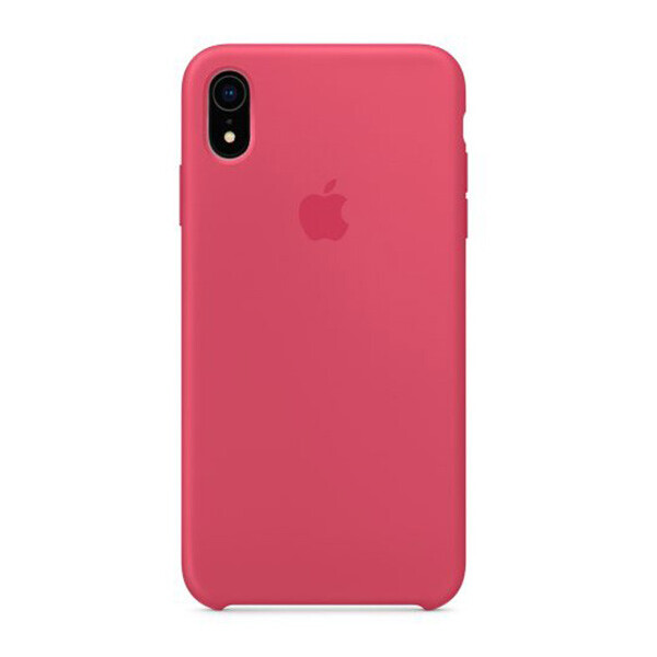

Чехол Silicone case (AAA) для Apple iPhone XR (6.1") Розовый / Hibiscus