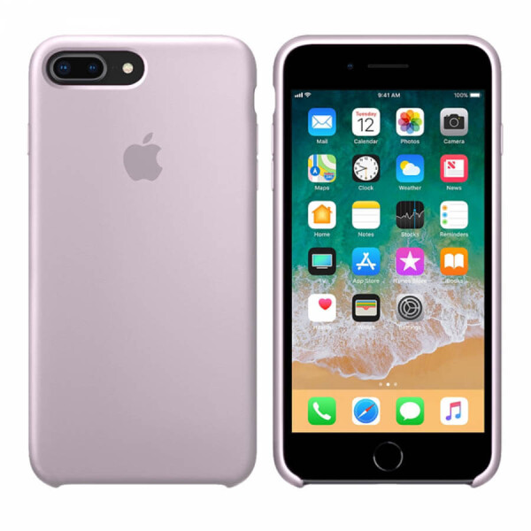 

Чехол Silicone Case (AA) для Apple iPhone 7 plus / 8 plus (5.5") Серый / Lavender Gray