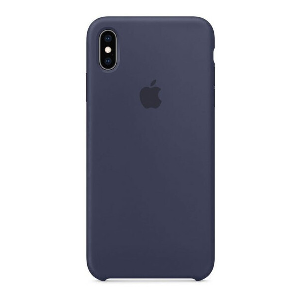 

Чехол Silicone case (AAA) для Apple iPhone X (5.8") / XS (5.8") Синий / Midnight Blue