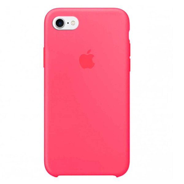 

Чехол Silicone Case (AA) для Apple iPhone 7 / 8 (4.7") Розовый / Bright pink