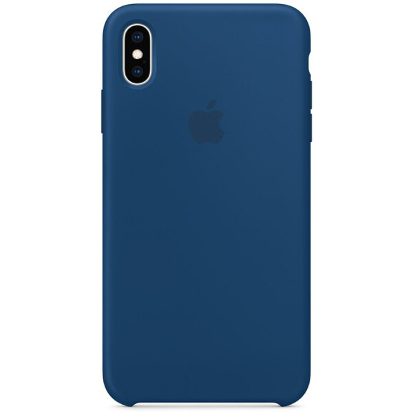 

Чехол Silicone case (AAA) для Apple iPhone X (5.8") / XS (5.8") Синий / Blue Horizon