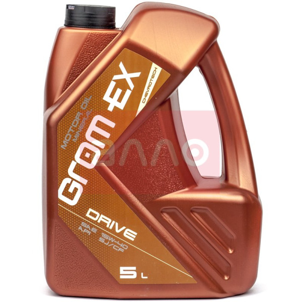 

Grom-Ex Drive 15W-40 минеральное моторное масло, 5 л