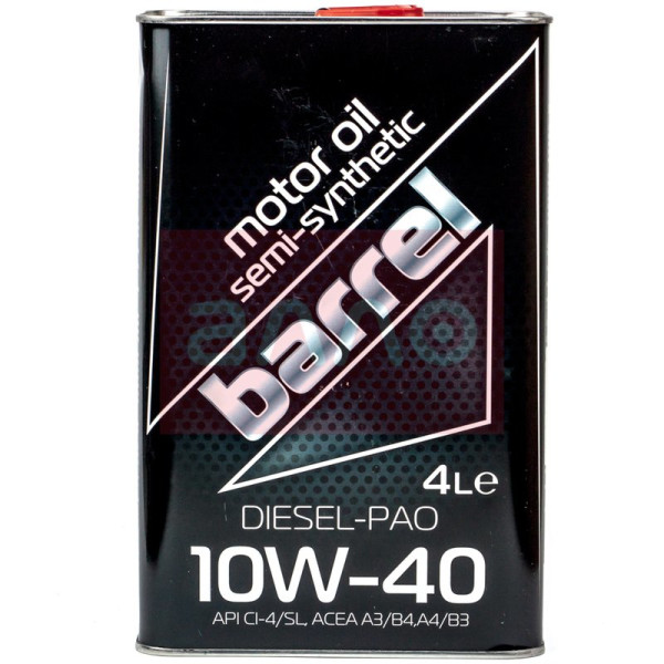 

Моторное масло Barrel Diesel-Pao 10W-40, 4л