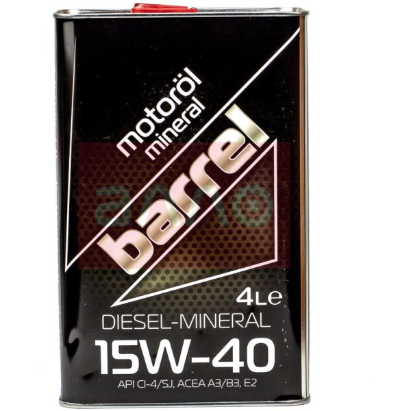 

Barrel Diesel-Mineral Truck 15W-40 API CI-4/SL Моторное масло, 4 л