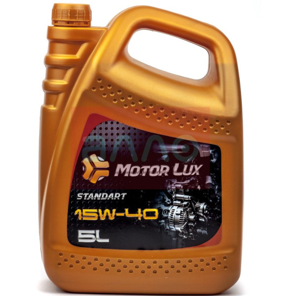 

Motor Lux Standart 15W-40 минеральное моторное масло, 5 л