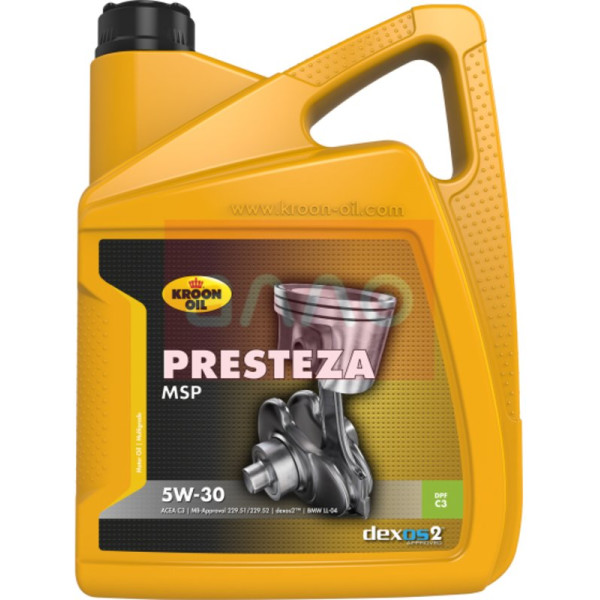 

Kroon Oil Presteza MSP 5W-30 (ACEA C3) Моторное масло, 5 л