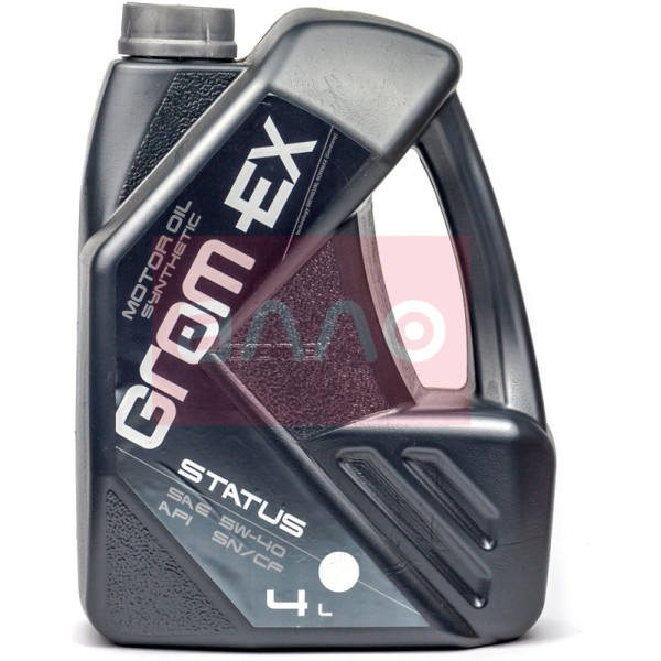 

Grom-Ex Status 5W-40 API SN синтетическое моторное масло, 4 л
