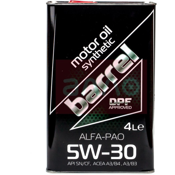 

Моторное масло Barrel Alfa-Pao 5W-30, 4л