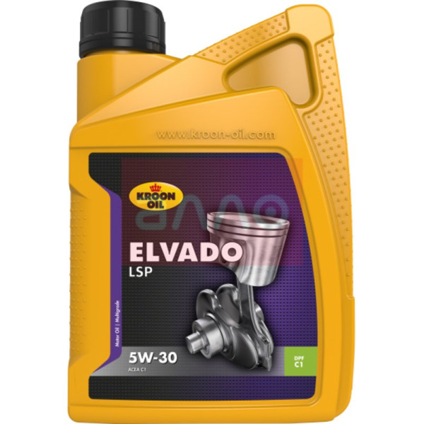 

Моторное масло Kroon Oil Elvado LSP 5W-30 (ACEA C1), 1л (33482)