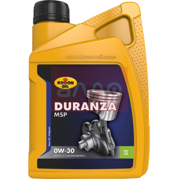 

Моторное масло Kroon Oil Duranza MSP 0W-30 (Ford WSS-M2C950-A), 1л (32382)