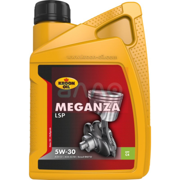

Kroon Oil Meganza LSP 5W-30 (ACEA C4, RN0720) Моторноее масло, 1 л