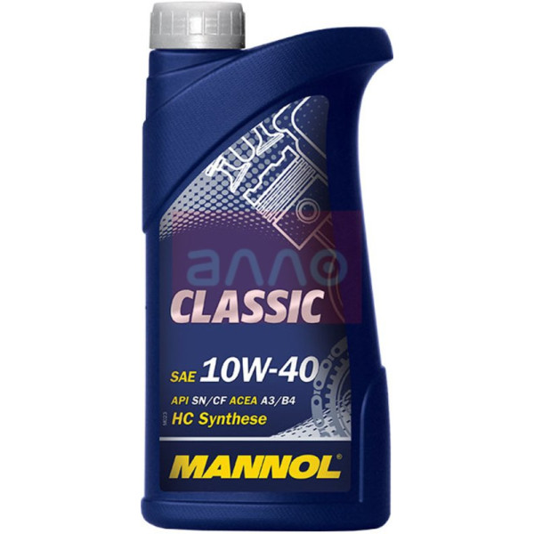 

Моторное масло Mannol Classic 10W-40 (API SN), 1л (7501-1)