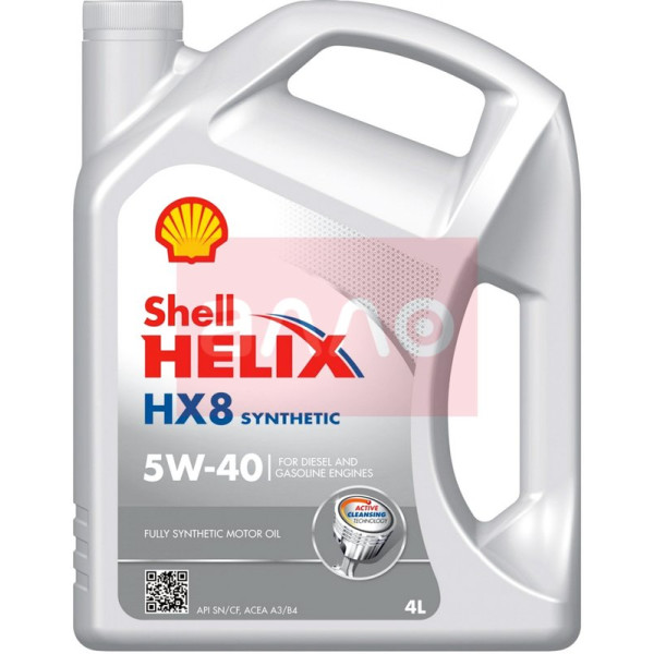 

Shell Helix HX8 Synthetic 5W-40 Моторное масло, 4 л
