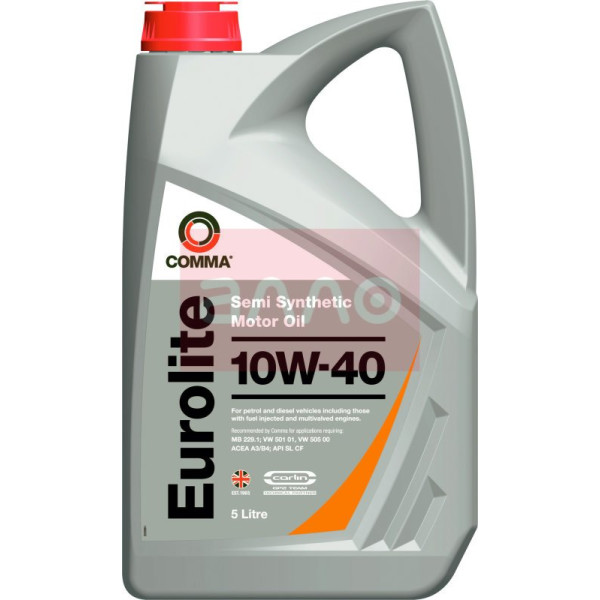 

Comma Eurolite 10W-40 полусинт. моторное масло, 5 л