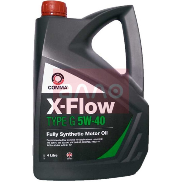 

Comma X-Flow Type G 5W-40 синтетическое моторное масло, 4 л