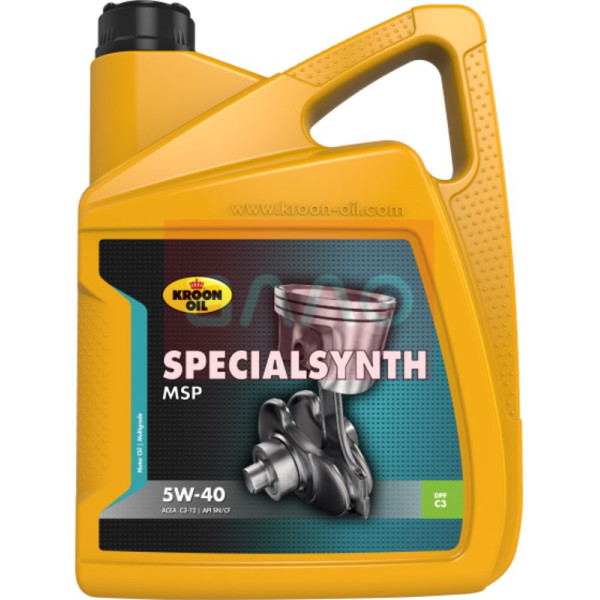 

Kroon Oil Specialsynth MSP 5W-40 (ACEA C3) Моторное масло, 5 л