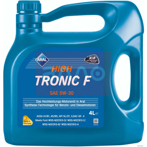 

Aral HighTronic F SAE 5W-30 (ACEA A5/B5) синт. моторное масло, 4 л