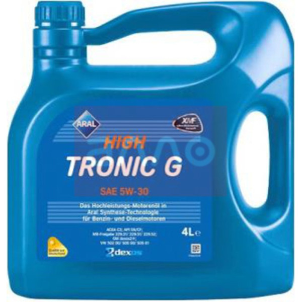 

Aral HighTronic G SAE 5W-30 (ACEA C3) синтетическое моторное масло, 4 л