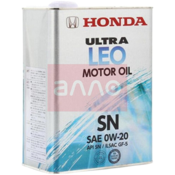 

Моторное масло HONDA Ultra LEO SN/GF-5 0W-20 4L (08217-99974)