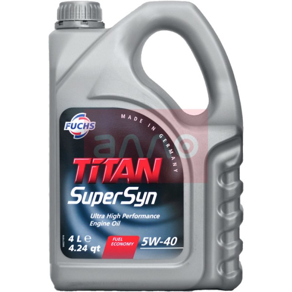 

Fuchs Titan SuperSyn 5W-40 синтетическое моторное масло, 4 л