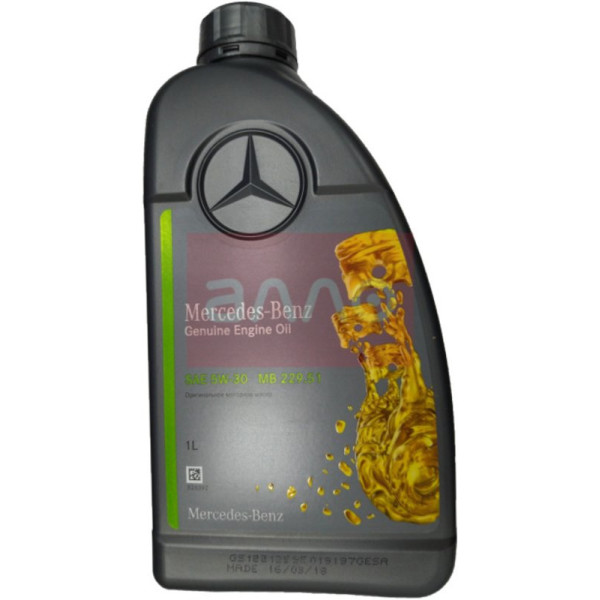 

Mercedes-Benz MB 229.51 5W-30 синтетическое моторное масло, 1 л