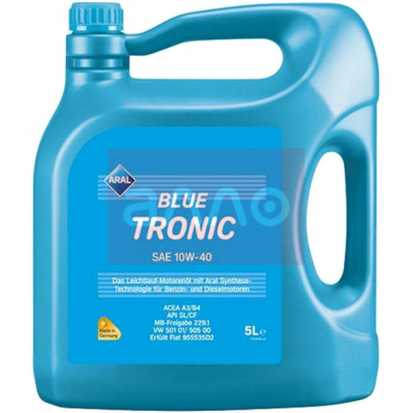 

Aral BlueTronic SAE 10W-40 полусинтетическое моторное масло, 5 л