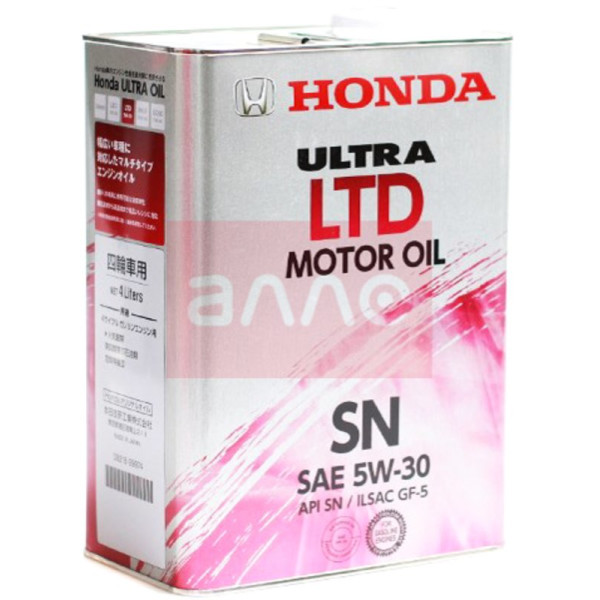 

Honda Ultra LTD Motor Oil 5W-30 Моторное масло, 4 л