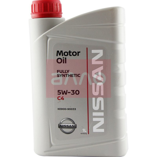 

Nissan Motor Oil 5W-30 С4 синтетическое моторное масло, 1 л