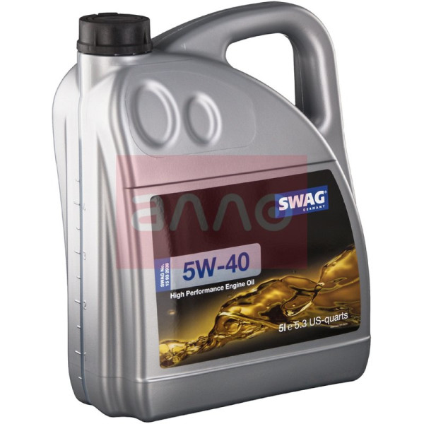 

Swag 15932938 SAE 5W-40 Engine Oil (A3/B4) синт. моторное масло, 5 л