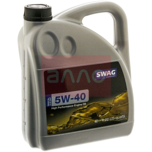 

Swag 15932937 SAE 5W-40 Engine Oil (A3/B4) синт. моторное масло, 4 л