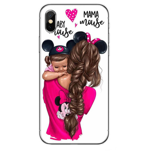 

TPU+PC чехол Prisma Ladies для Apple iPhone XS Max (6.5") Mama mouse