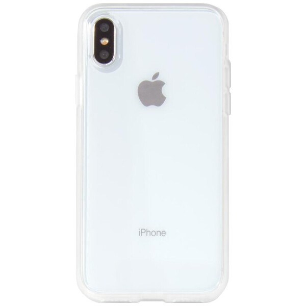 

Прозрачный силиконовый чехол с матовой окантовкой для Apple iPhone X / XS (5.8") Прозрачный