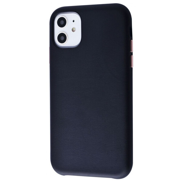 

Кожаная накладка Habitu Macaron для Apple iPhone 11 (6.1") Черный