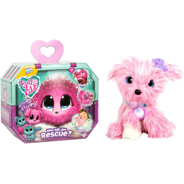 

Мягкая игрушка Scruff A Luvs DR 5026 пушистик-потеряшка, розовая