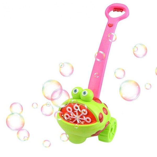 

Каталка Baby Toys FH 775 с мыльными пузырями "Лягушка" мелодии подсветка розовый
