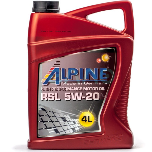 

Alpine RSL 5W-20 (API SN CF-5), 4л (0100159)