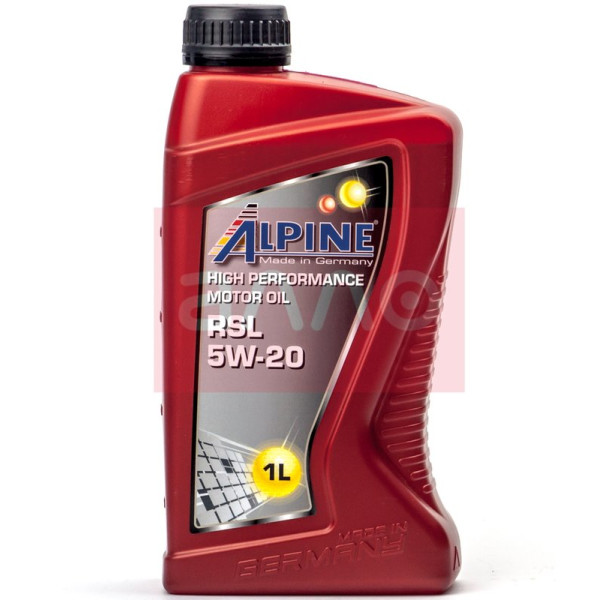 

Alpine RSL 5W-20 (API SN CF-5) синтетическое моторное масло, 1 л